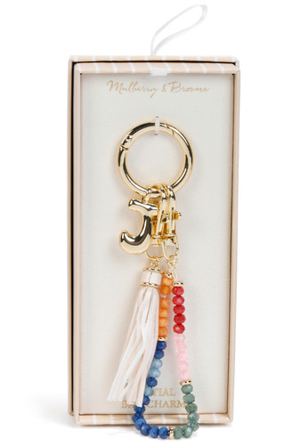 Thumbnail 1: Mulberry & Broome J Initial Bag Charm 
