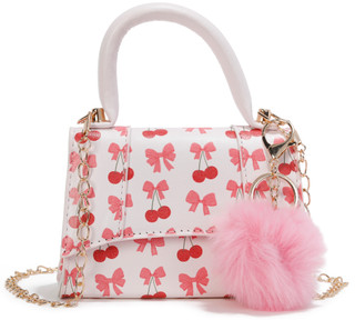 Thumbnail 1: Willow & Ruby Girl's Cherry Bow Handbag 