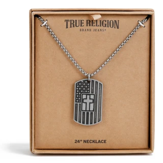 Thumbnail 1: True Religion Men's American Dog Tag Necklace  