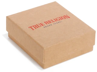 Thumbnail 2: True Religion Men's Silver Cross Dog Tag Necklace  