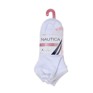 Thumbnail 2: Nautica Women's 10 Pk Low Cut Socks 
