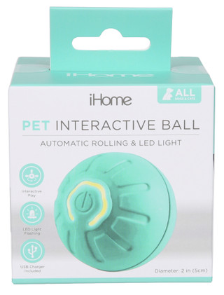 Thumbnail 1: Ihome Automatic Rolling Pet Toy Ball 