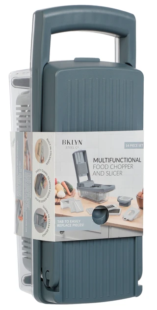Thumbnail 1: Brooklyn Stel Co. Multifunctional Food Chopper and Slicer 