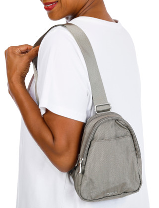 Thumbnail 1: BAGGALLINI Double Zip Mini Sling Bag 
