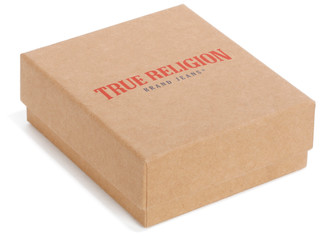 Thumbnail 2: True Religion Men's Scripted Bible Verse Cross Necklace 