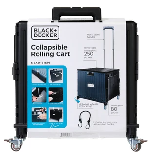 Thumbnail 3: Black + Decker Collapsible Rolling Cart 
