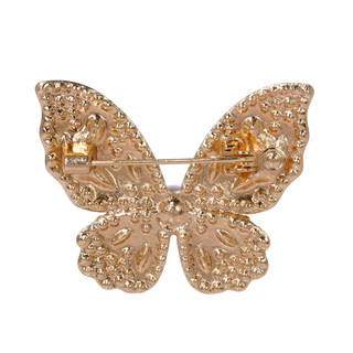 Thumbnail 2: YMI Crystal Butterfly Pin 