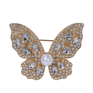 Thumbnail 1: YMI Crystal Butterfly Pin 