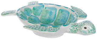 Thumbnail 1: Sand + Sea Mosaic Turtle Bowl 