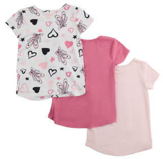 Thumbnail 2: B TWEEN Little Girls 3 Pk Tees 