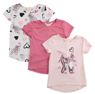 Thumbnail 1: B TWEEN Little Girls 3 Pk Tees 