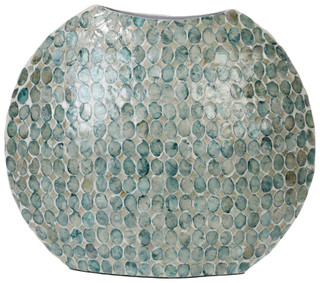Thumbnail 1: Fancy That 17 In Round Capiz Vase 