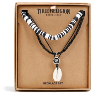Thumbnail 1: True Religion Pookah Shell Layered Necklace Set 