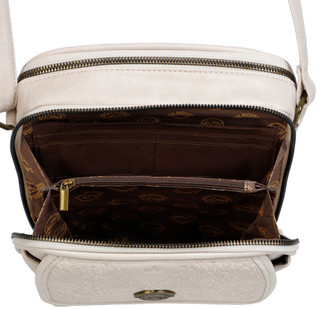 Thumbnail 2: White Mountain Dallas Embroidered Organizer Crossbody 