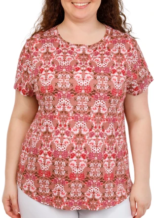 Thumbnail 1: Blue Sol Women's Plus Scoop Luxey Top 