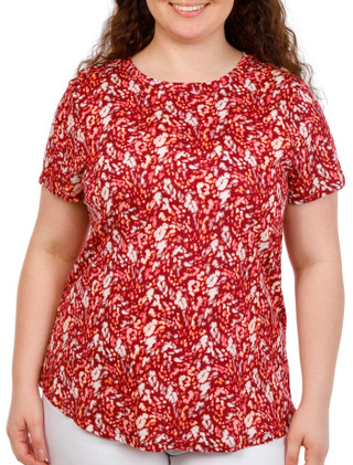 Thumbnail 1: Blue Sol Women's Plus Scoop Luxey Top 