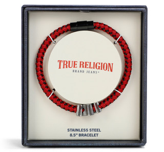 Thumbnail 2: True Religion 8.5 in Stainless Steel Bracelet 