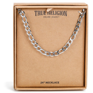 Thumbnail 1: True Religion Men's Silver Figaro Chain Necklace  