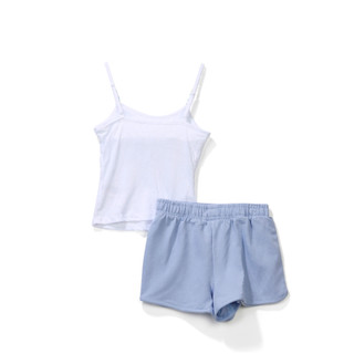 Thumbnail 2: No Comment Big Girl's 2 Pc Bead Strap Tank Short Set 