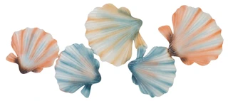 Thumbnail 1: 30 in Metal Seashell Home Accent 