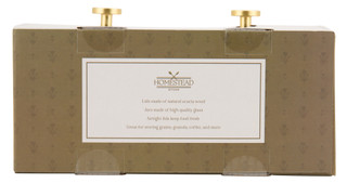 Thumbnail 2: Homestead Kitchen 2 Pk Glass Canisters w/ Acacia Lids 