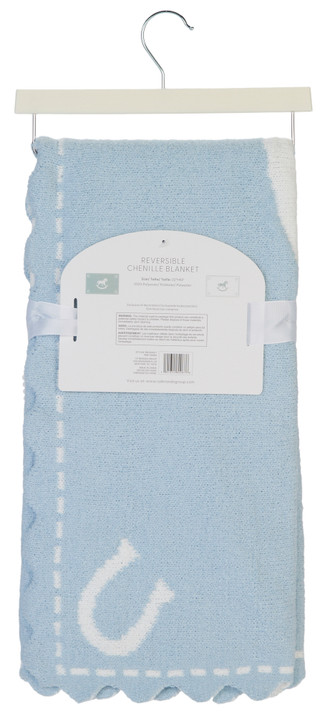 Thumbnail 2: Kyle & Deena 30x40 Reversible Chenille Blanket 