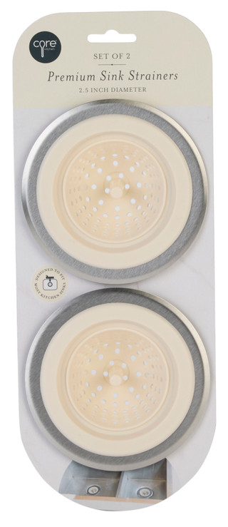 Thumbnail 1: CORE KITCHEN 2 Pk Premium Sink Strainers 