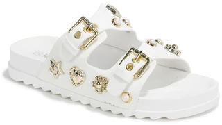 Thumbnail 1: Kensie Girl Girls Footbed Sandals w/ Charms 