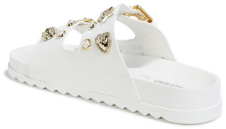 Thumbnail 3: Kensie Girl Girls Footbed Sandals w/ Charms 