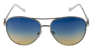 Thumbnail 2: Jessica Simpson Women's Aviator Butterfly Frame Sunglasses 