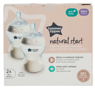 Thumbnail 2: Tommee Tippee 2 Pk Natural Start Baby Feeding Bottles 