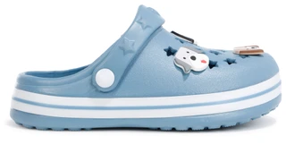 Thumbnail 3: Stepping Stones Toddler Boys Clogs w/ Dog Charms 