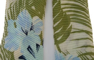 Thumbnail 2: ANNE KLEIN Women's Pleated Palm Oblong Scarf 