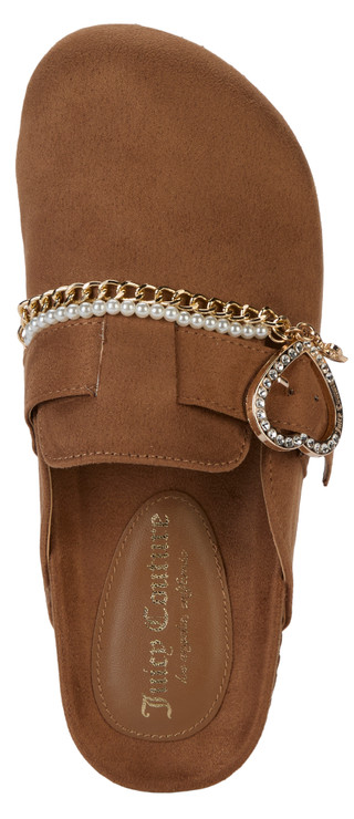 Thumbnail 3: Juicy Couture Women's Dove Heart Buckle Clog Slippers 
