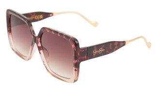 Thumbnail 1: Jessica Simpson Women's Square Frame Tortoiseshell Sunglasses 