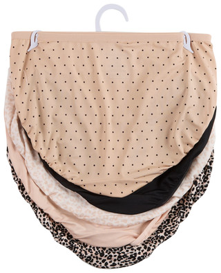 Thumbnail 2: Gloria Vanderbilt Womens 5-Pack Hi Cut Panties 