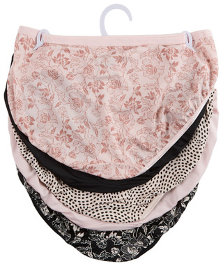 Thumbnail 2: Gloria Vanderbilt Womens 5-Pack Hi Cut Panties 