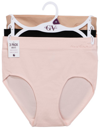 Thumbnail 1: Gloria Vanderbilt Womens 3-Pack Briefs 