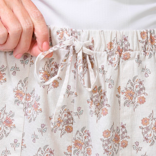 Thumbnail 3: Pink Rose Juniors Floral Wide Leg Pants 