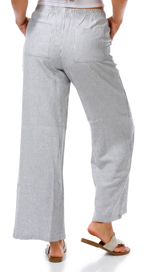 Thumbnail 2: Pink Rose Juniors' Drawstring Wide Leg Pants 