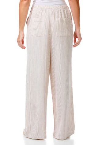 Thumbnail 3: Pink Rose Juniors Floral Print Wide Leg Pants 