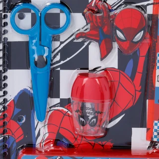 Thumbnail 3: Marvel 10 Pc Spider-Man Pencil Case Set 