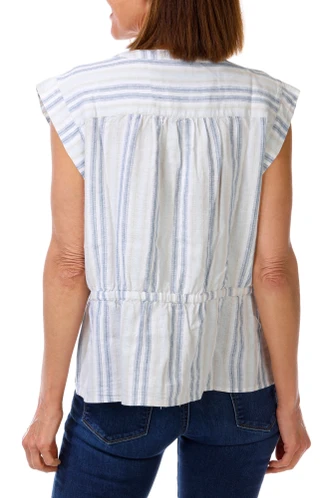 Thumbnail 2: Coral Bay Petlte Sleeveless Yard Stripe Top 
