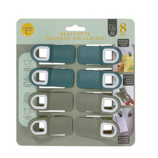 Thumbnail 1: CORE HOME 8 Pk Heavy Duty Magnetic Bag Clips 