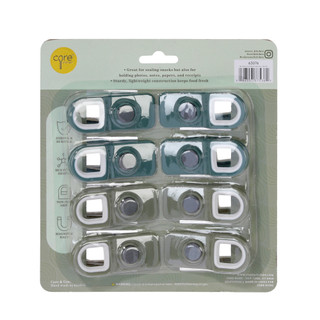 Thumbnail 3: CORE HOME 8 Pk Heavy Duty Magnetic Bag Clips 