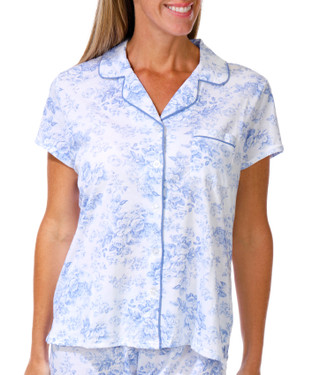 Thumbnail 3: Laura Ashley Women's 2 Pc Pajama Pants Set 