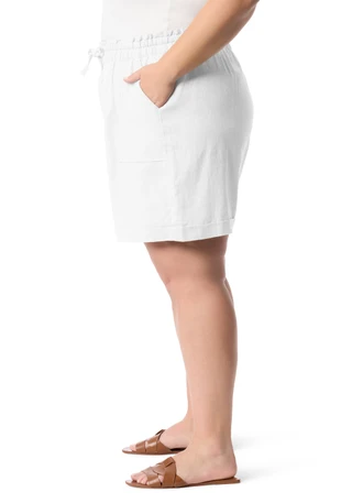 Thumbnail 3: Gloria Vanderbilt Plus Jax Drawstring Shorts 
