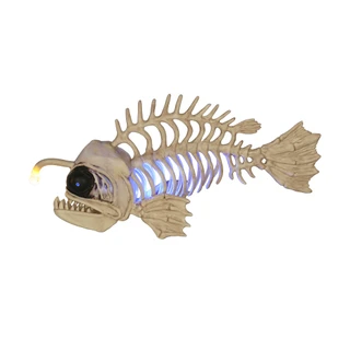 Thumbnail 1: Magical Season 16.7 in Skeleton LED Halloween Fish Home Accent 