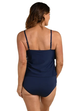 Thumbnail 2: Maxine of Hollywood Womens Two Tier Swim Tankini 