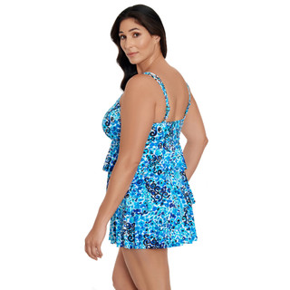 Thumbnail 3: Longitude Womens Triple Tier Swimdress 
